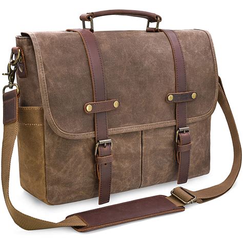 rugged leather laptop bag